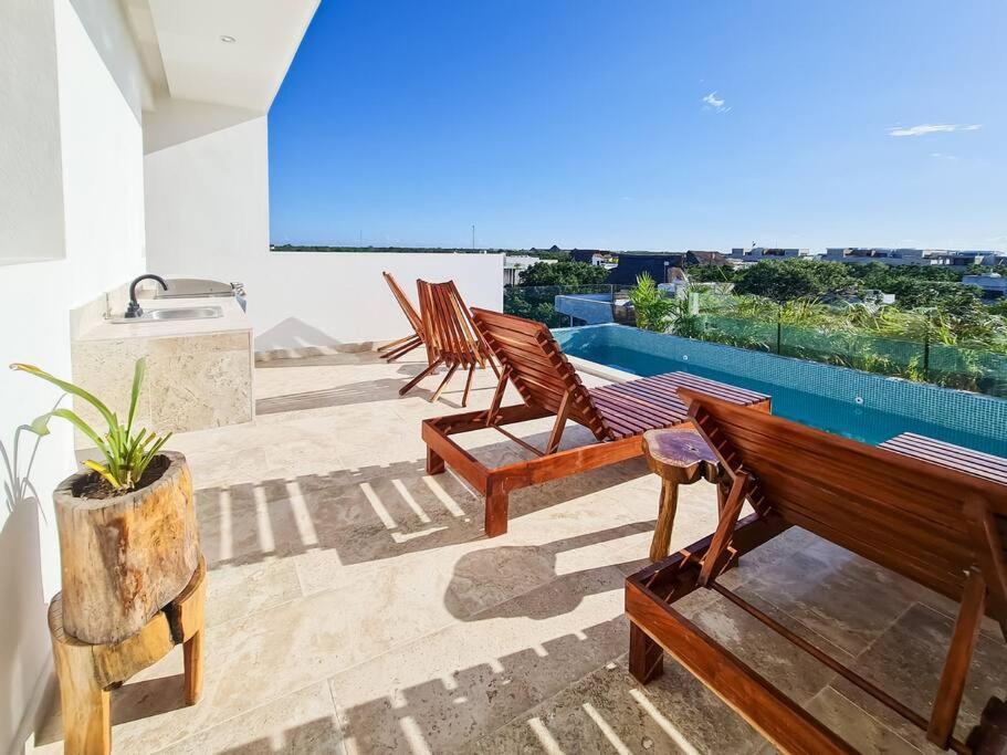 Tequila Sunrise103 Plunge Pool Access Tulum